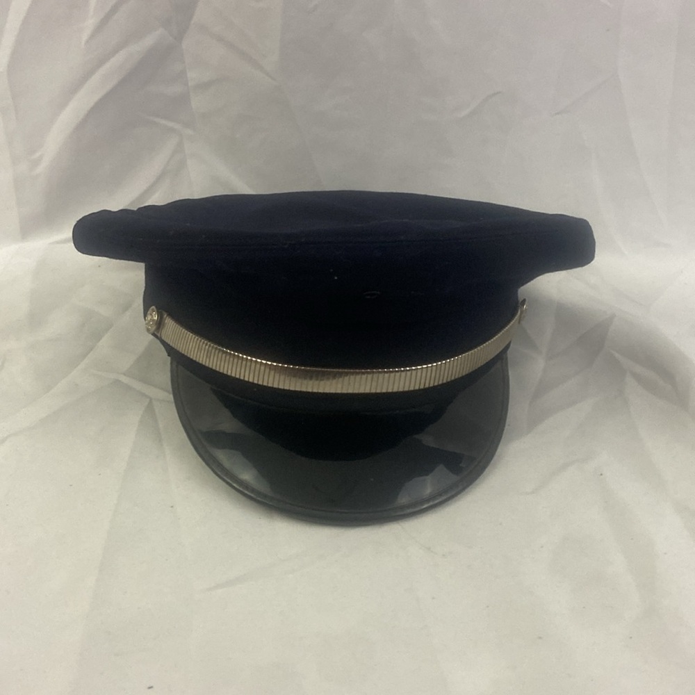 Vintage Fire Department Firefighter Dress Hat Cap 6 7/8 - Picture 2 of 9